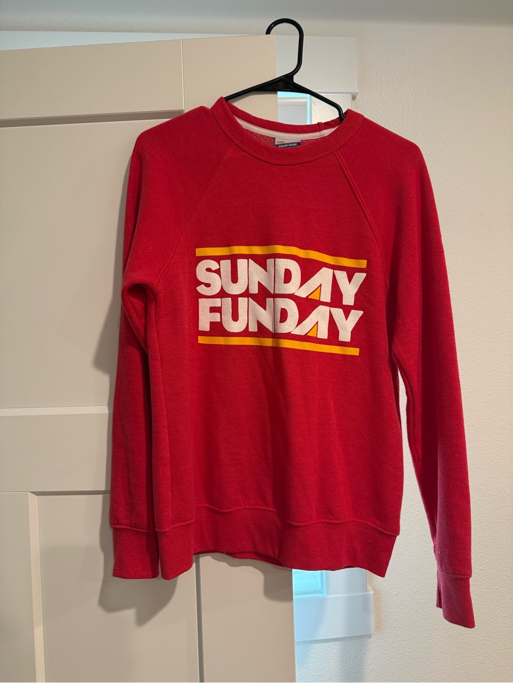 Chiefs Red "Sunday Funday" Crewneck Sweater